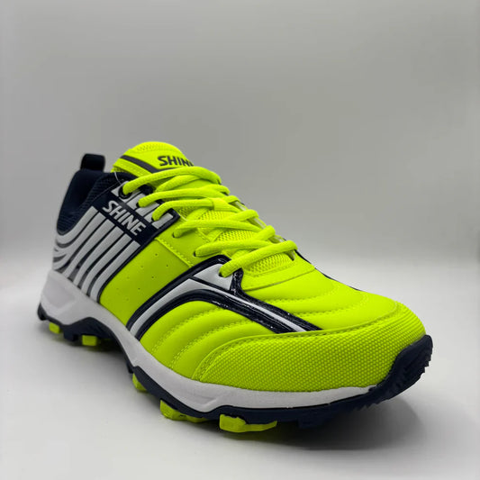 SHINE 5000 CRICKET SHOES (LIME-NAVY)