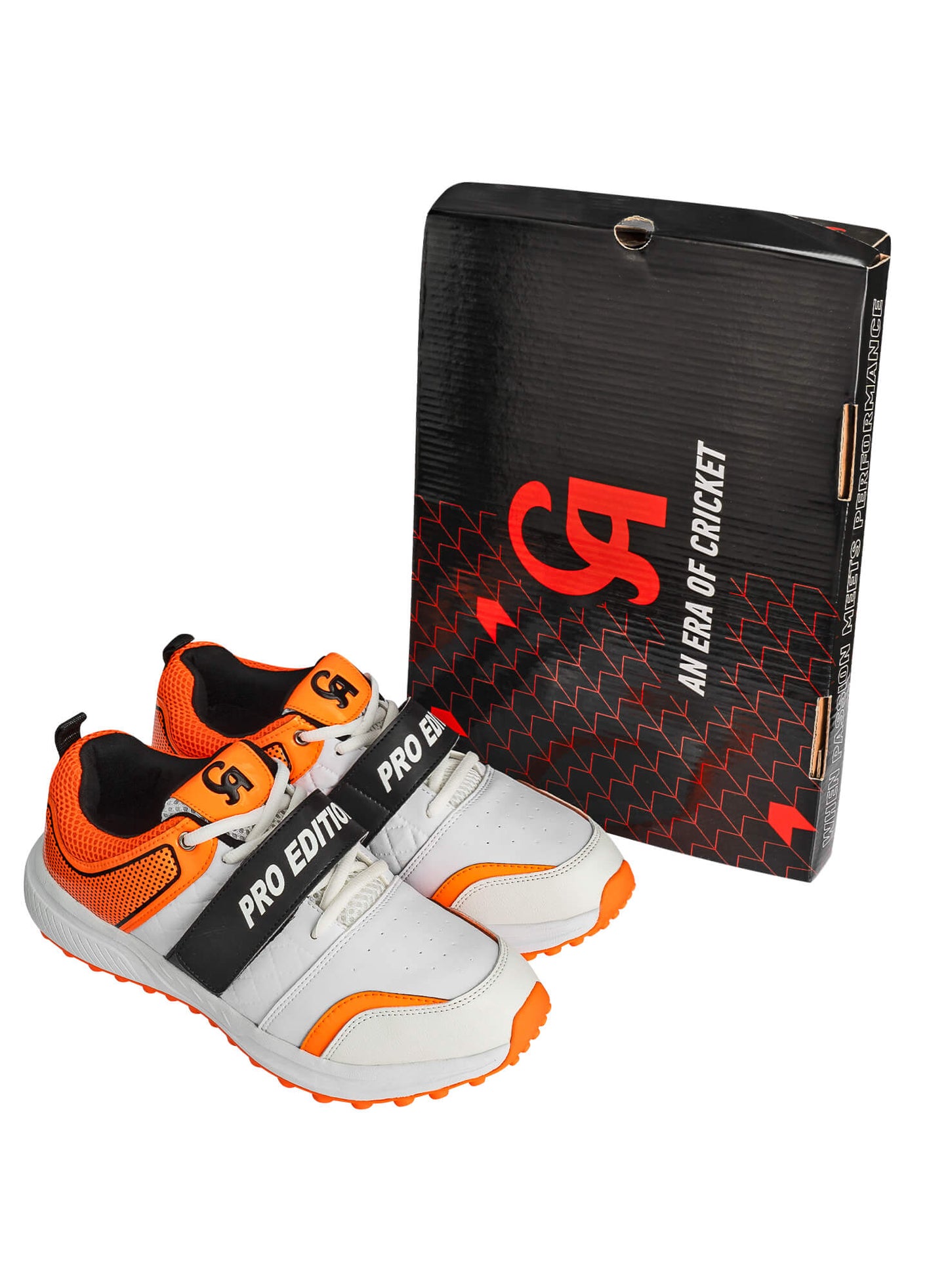 CA PRO EDITION CRICKET SHOES ORANGE