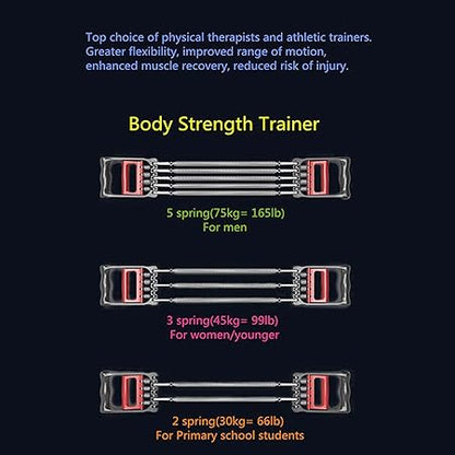 Chest Expander Strength Training Spring Device