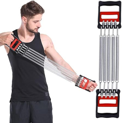 Chest Expander Strength Training Spring Device