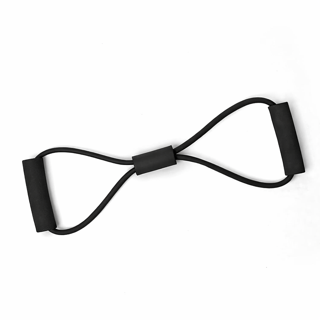 Wiselife Plastic Ultra Toner 8 Shape Resistance Band With Padded Handles Great For Stretch,Exercise,Fitness Training,Yoga,Resistance Weights,Therapy,Gym Or Home Workout Equipment (Light,10Lbs.)