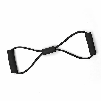 Wiselife Plastic Ultra Toner 8 Shape Resistance Band With Padded Handles Great For Stretch,Exercise,Fitness Training,Yoga,Resistance Weights,Therapy,Gym Or Home Workout Equipment (Light,10Lbs.)
