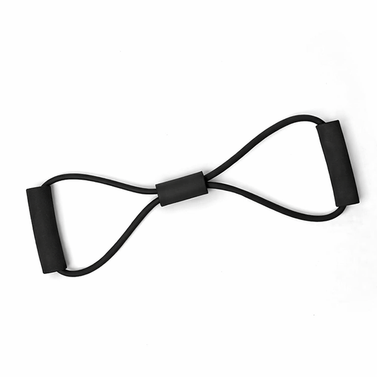 Wiselife Plastic Ultra Toner 8 Shape Resistance Band With Padded Handles Great For Stretch,Exercise,Fitness Training,Yoga,Resistance Weights,Therapy,Gym Or Home Workout Equipment (Light,10Lbs.)