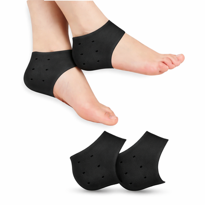 Silicone Gel Half Heel Pad Socks for Pain Relief for Men and Women (1 Pair)