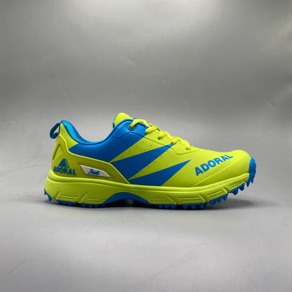 ADORAL JEET GREEN BLUE CRICKET SHOES