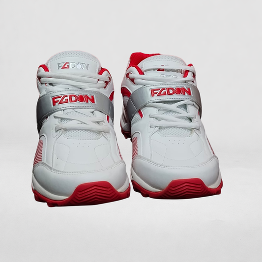 FG Don Cricket Shoes White Red 999