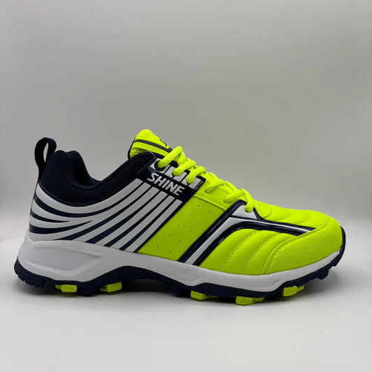 SHINE 5000 CRICKET SHOES (LIME-NAVY)