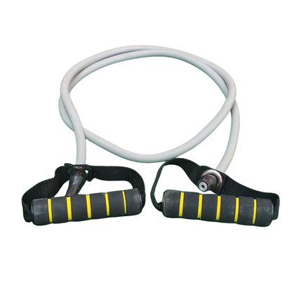 Gold Star Sports & Fitness - Multi-Functional Exerciser Elasticity Bands - Foam Handles BEST QUALITY