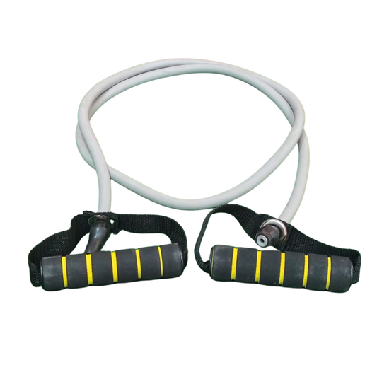 Gold Star Sports & Fitness - Multi-Functional Exerciser Elasticity Bands - Foam Handles BEST QUALITY